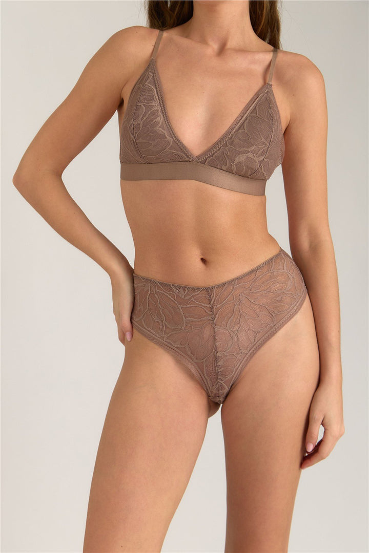 Lovely Things Culotte coquine en dentelle ANGEL - Fuchsia