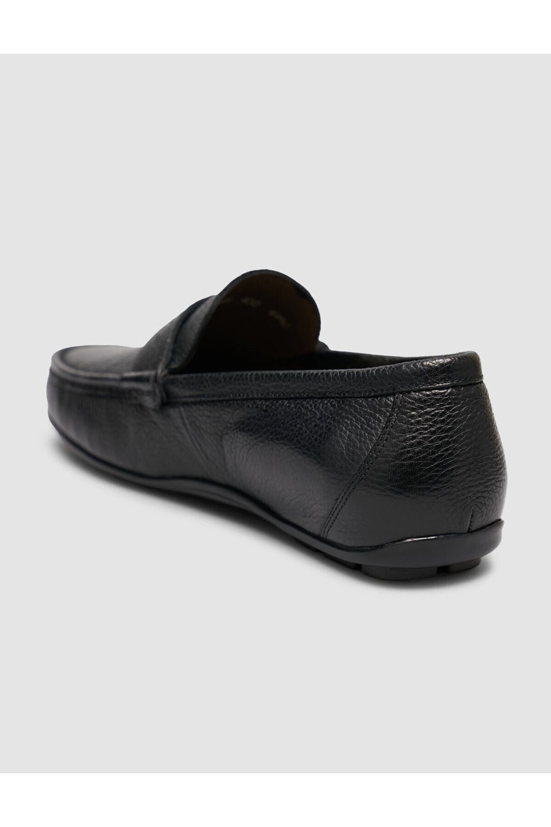 Cabani Shoes Chaussures Loafer pour hommes en cuir véritable texturé noir - Multicolore
