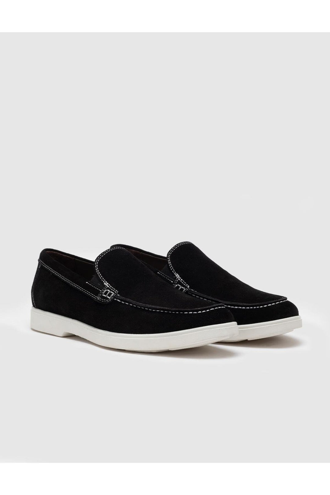 Cabani Shoes Chaussures de ville pour hommes en cuir véritable avec semelle antidérapante, noires. - Noir