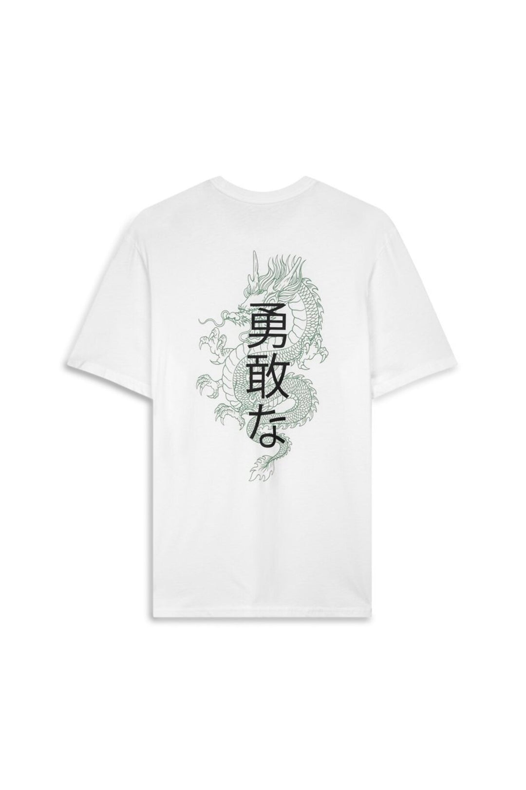 LTB T-shirt Blanc avec Imprimé au Dos Japonais - Blanc