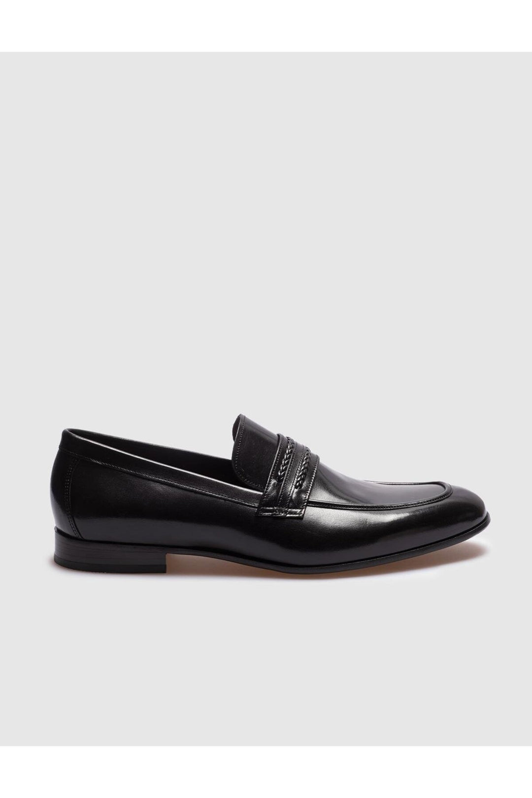 Cabani Shoes Chaussures classiques pour hommes en cuir véritable avec ceinture noire - Multicolore