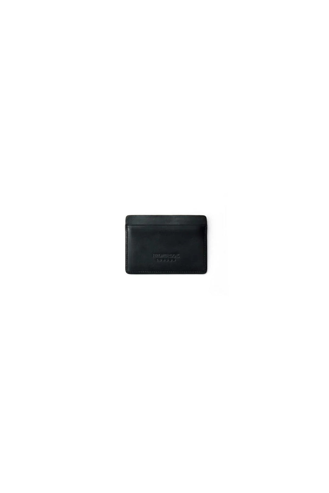 helmbrook Hommes - Cuir véritable - Porte-cartes mince - Protection RFID - Elton - Noir