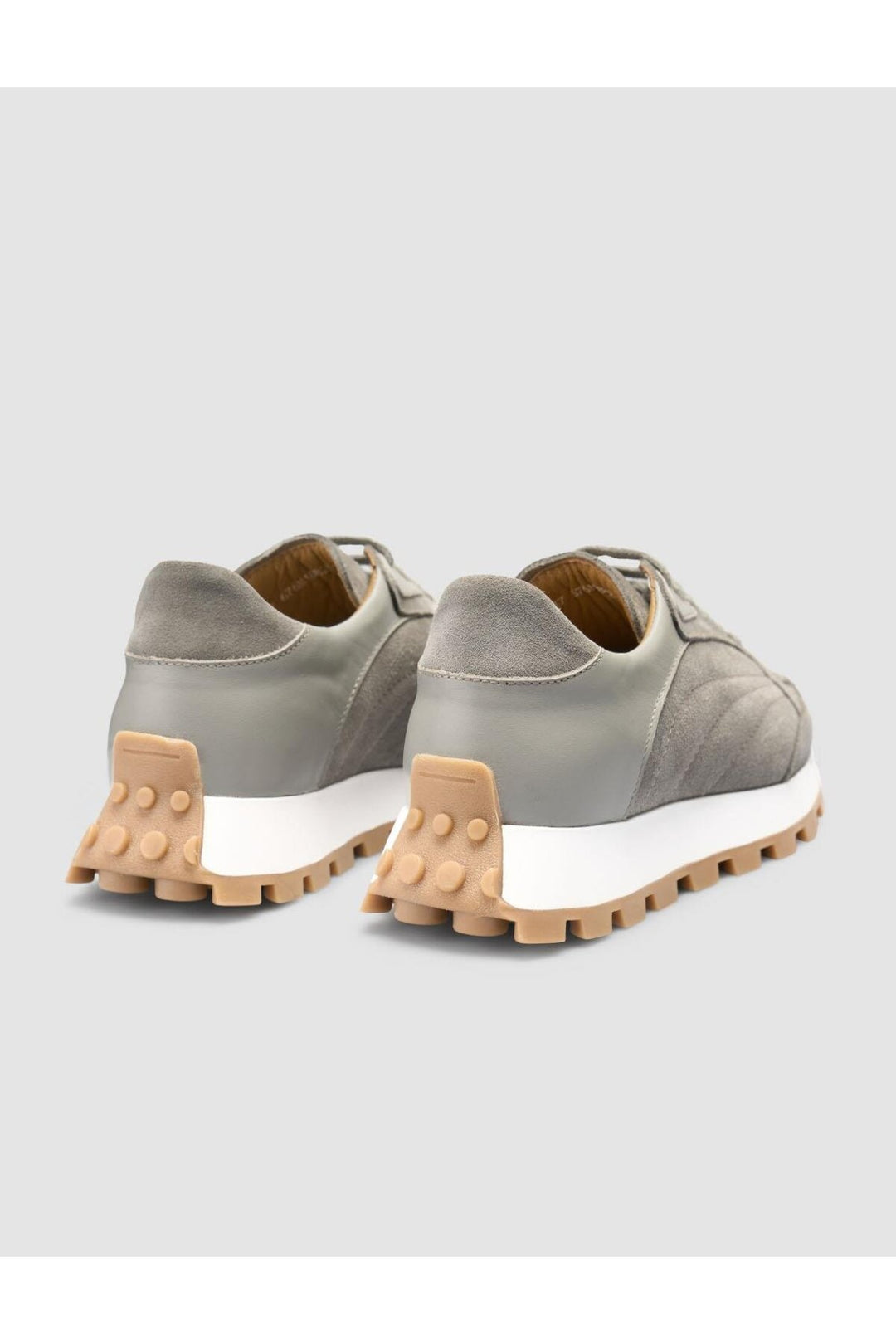 Cabani Shoes Baskets pour femmes en cuir véritable 100% beige - Sable