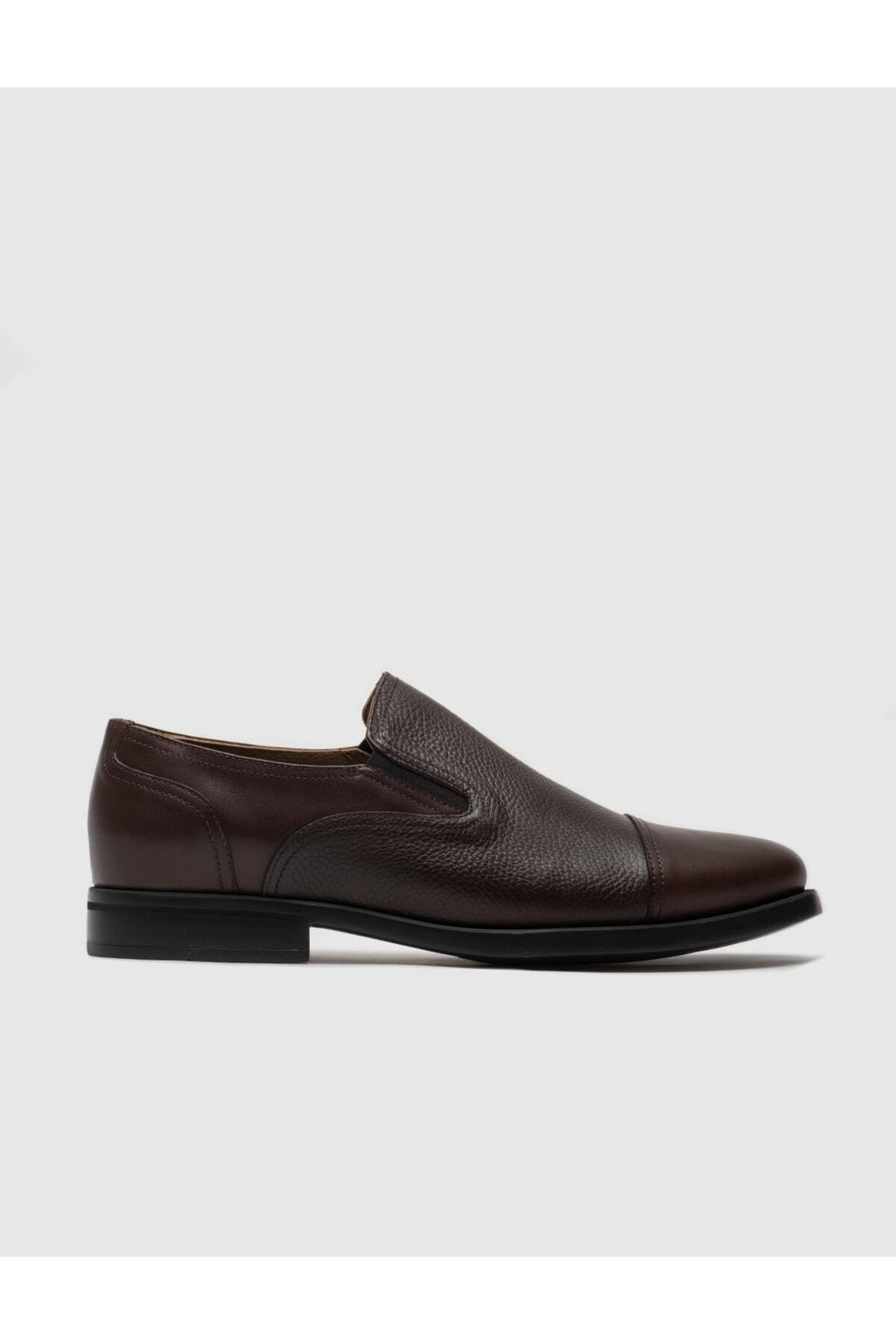 Cabani Shoes Chaussures pour hommes classiques en cuir véritable marron avec semelle Eva. - Marron