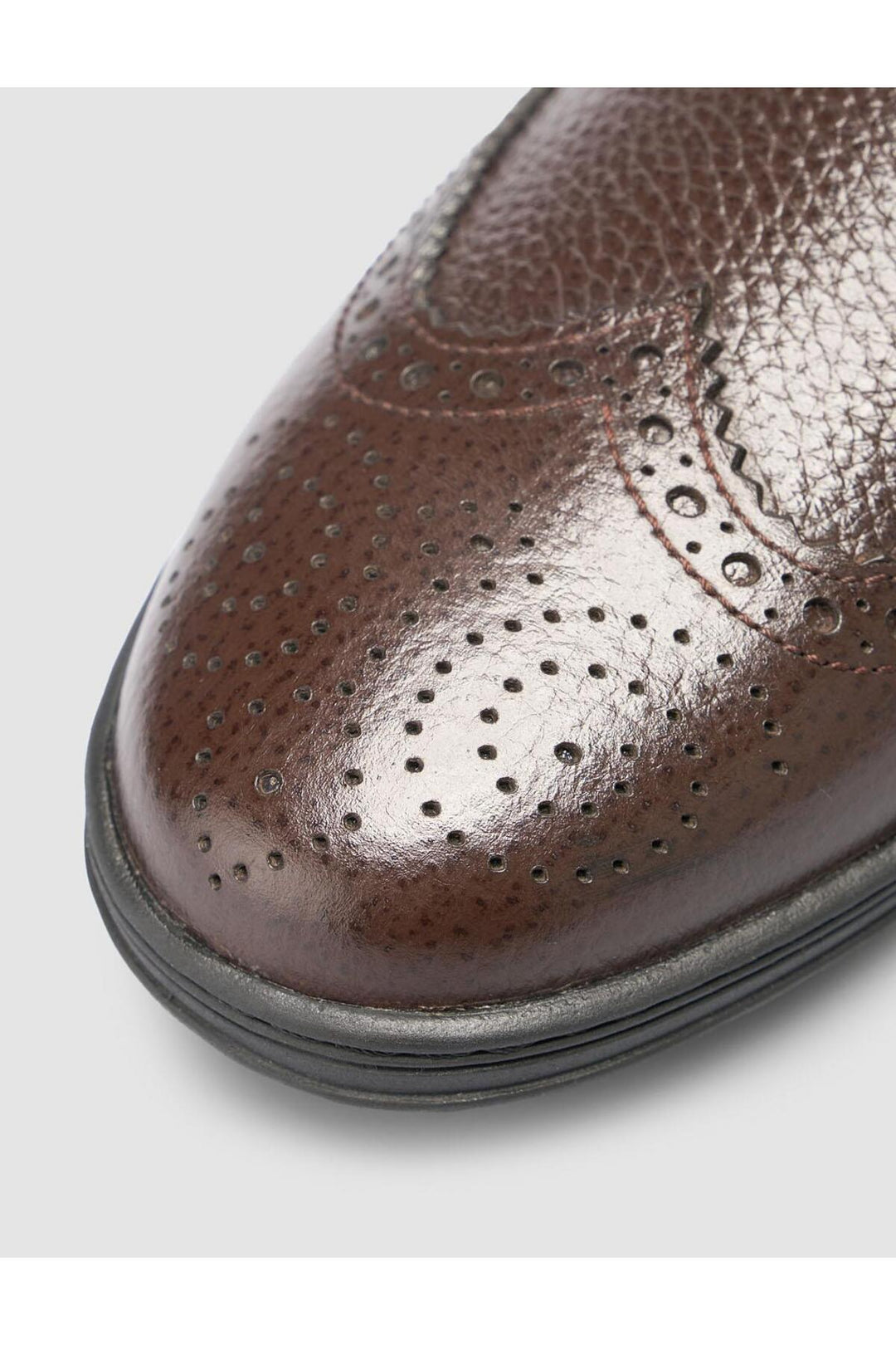 Cabani Shoes Chaussures de ville pour hommes en cuir véritable marron 100% - Marron