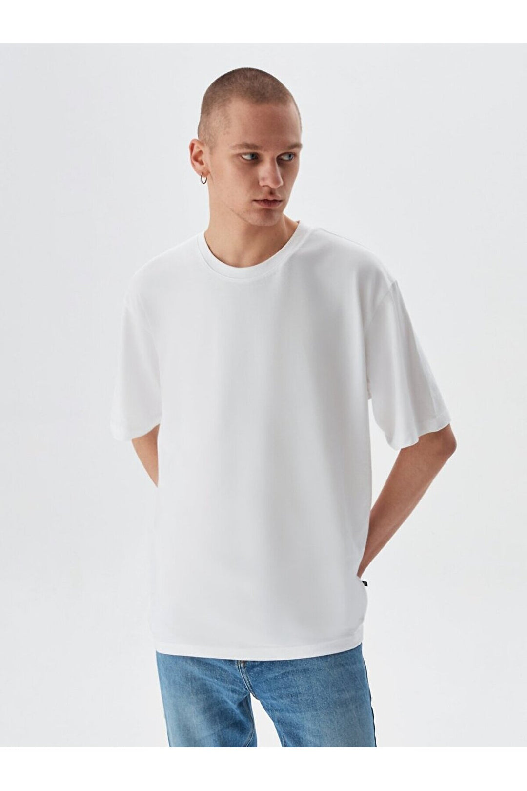 LTB T-shirt oversize blanc