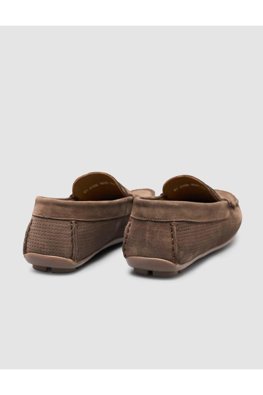 Cabani Shoes Chaussures Loafers pour Hommes en Cuir Véritable Marron d'Été - Marron