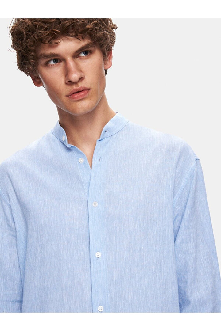 LTB Chemise bleue à manches longues Regular