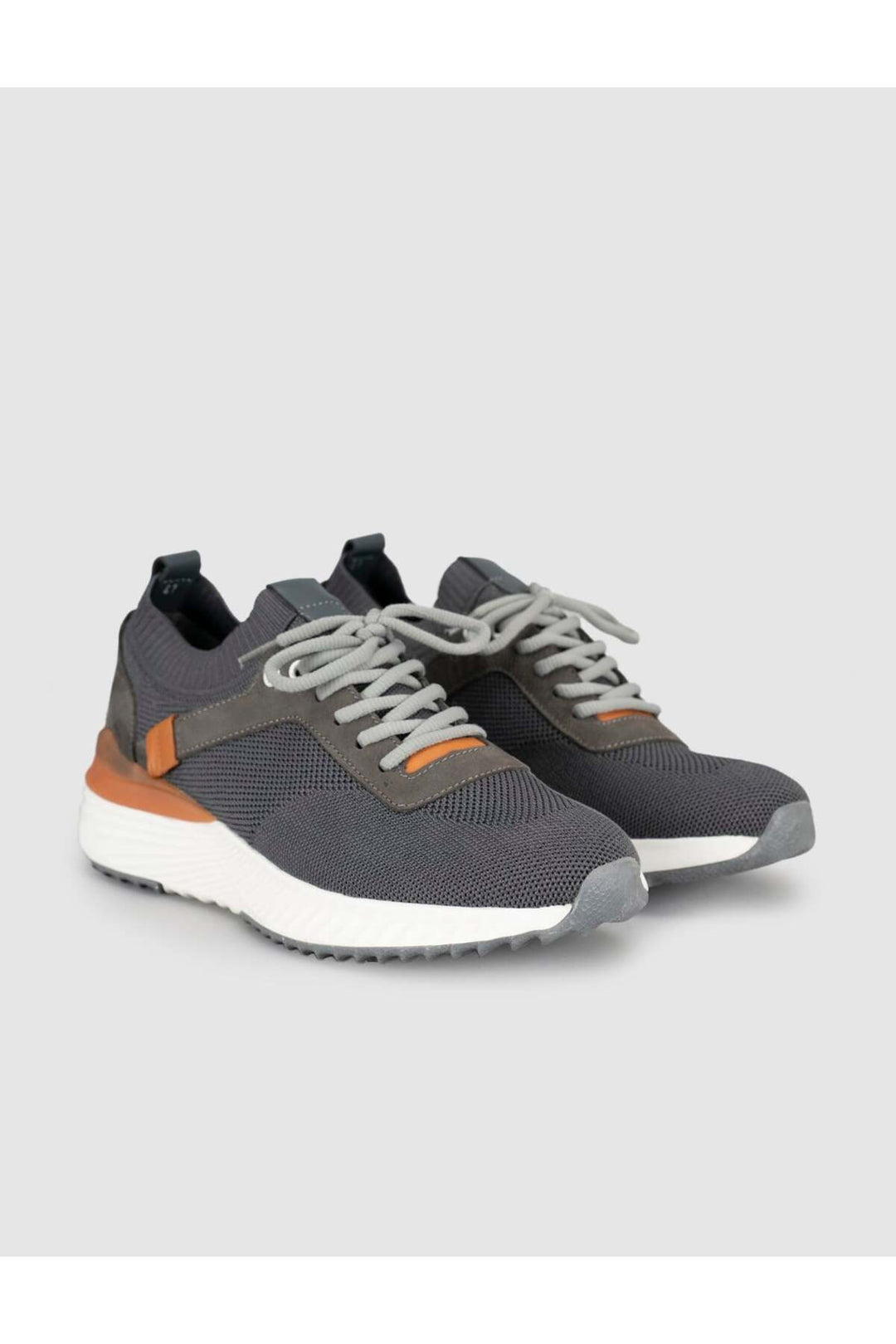 Cabani Shoes Sneaker d'hiver pour homme avec détails en tricot - Anthracite