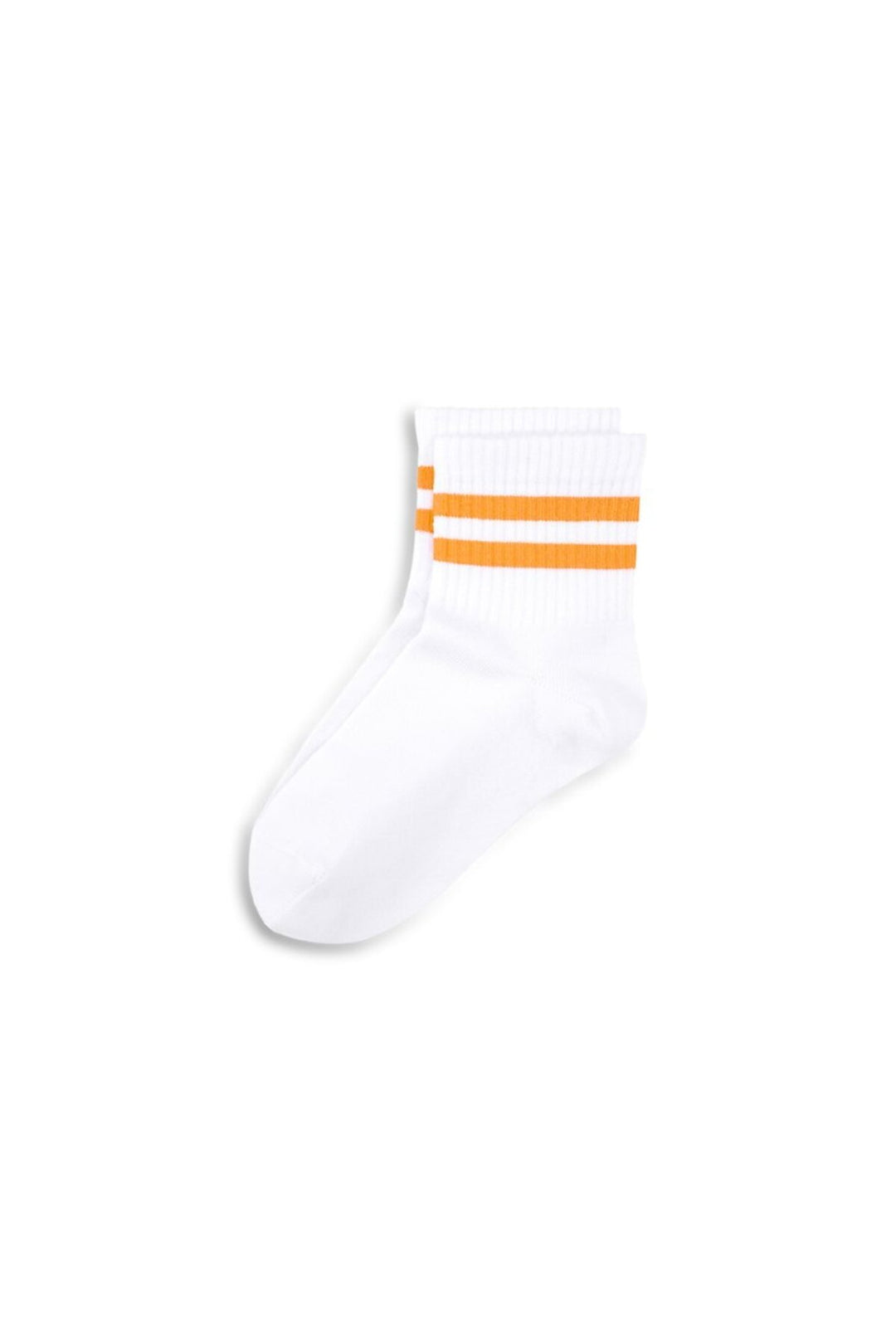 LTB Chaussettes blanches à rayures moyennes - Blanc