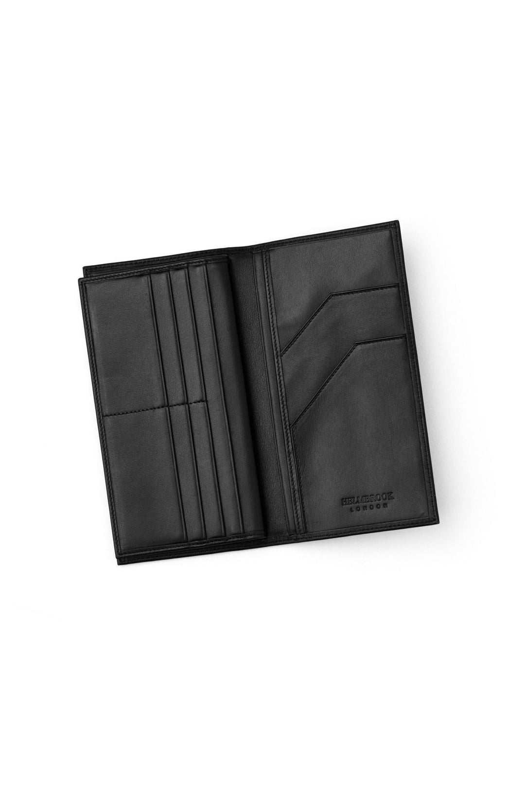 Helmbrook Portefeuille de voyage protégé Rfid multi-baie en cuir noir pour homme de Tripp