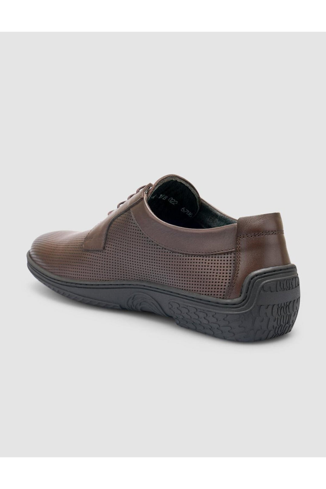 Cabani Shoes Chaussures de ville pour hommes en cuir véritable marron 100% - Marron