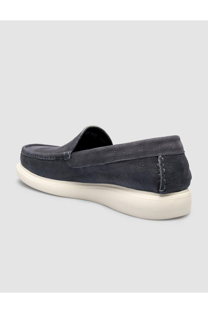 Cabani Shoes Chaussures Loafer pour hommes en Nubuck Fumé - Anthracite