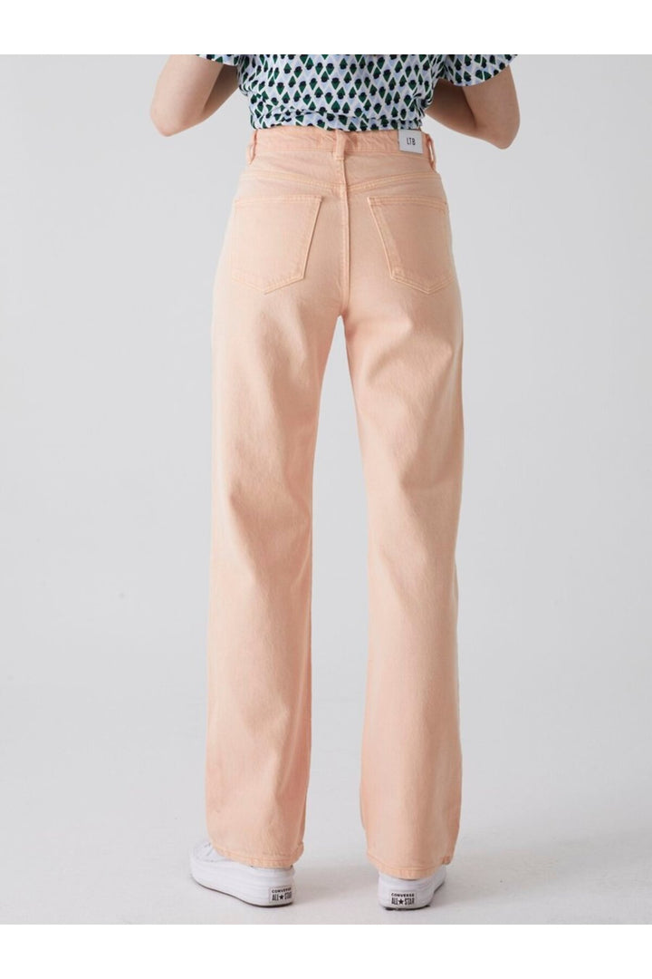 LTB Pantalon Jean Bleu Mavi Taille Haute Geniş Paça Danıca - Bleu