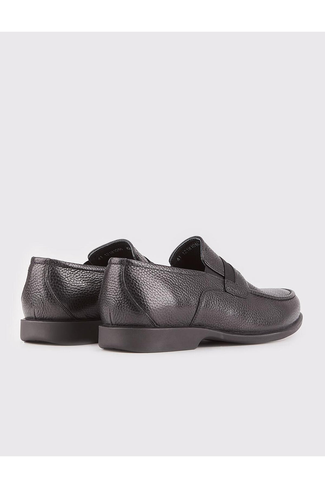 Cabani Shoes Chaussures pour hommes en cuir véritable noires - Multicolore