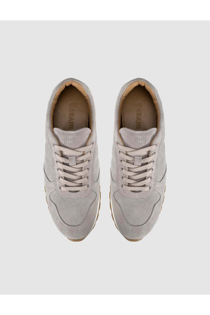 Cabani Shoes Baskets femme en cuir suédé gris - Gris