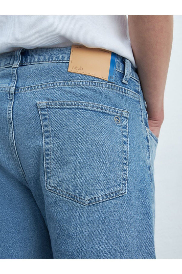 LTB Pantalon en jean Loren uni à taille moyenne