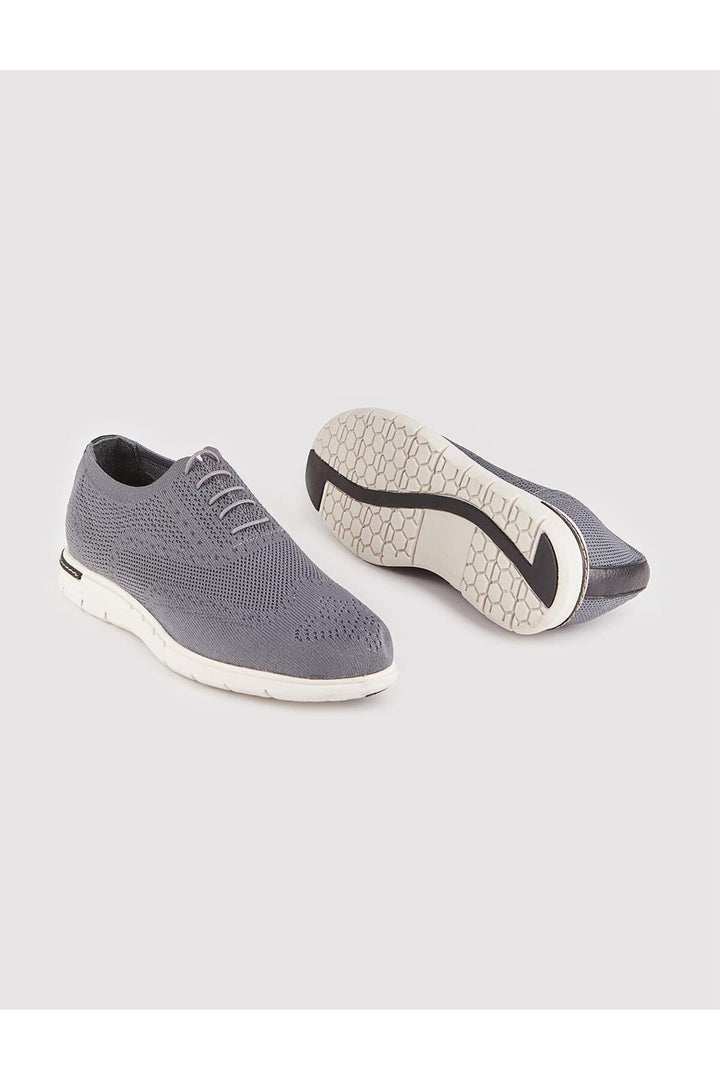 Cabani Shoes Chaussures décontractées pour hommes en tricot gris - Gris