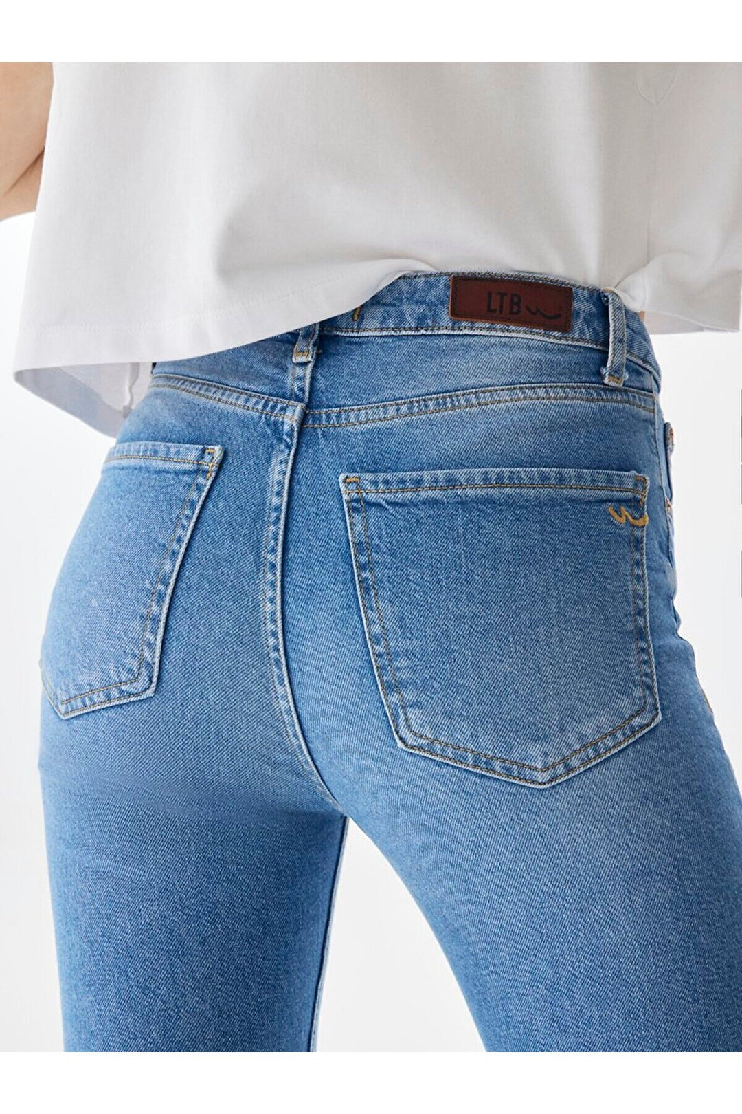 LTB Pantalon Slim Ronna X Mi-Douceur - orta Bleu_