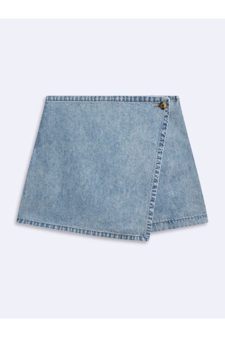 LTB Rosanna Jupe Short Jean Croisée Light Indigo - light Indigo