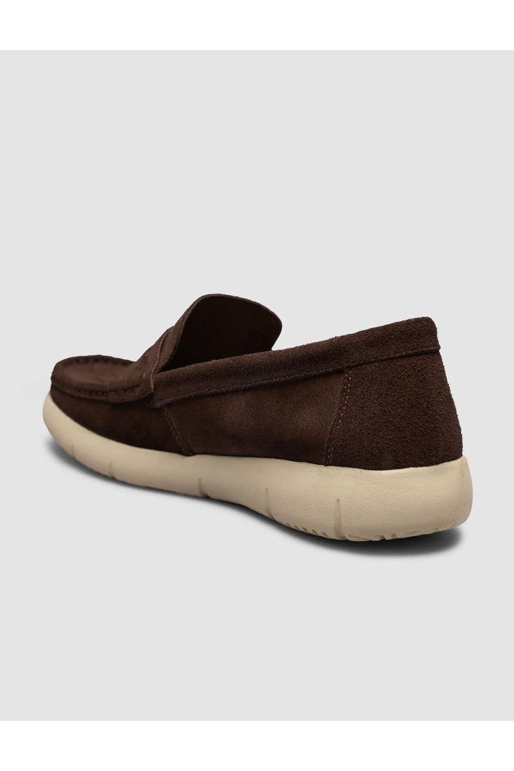 Cabani Shoes Chaussures Loafer pour hommes en cuir véritable marron - Marron