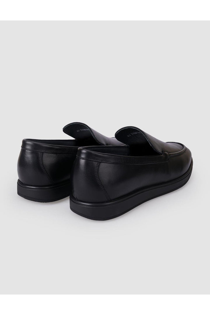 Cabani Shoes %100 Cuir véritable Noir Mocassins pour hommes - Multicolore