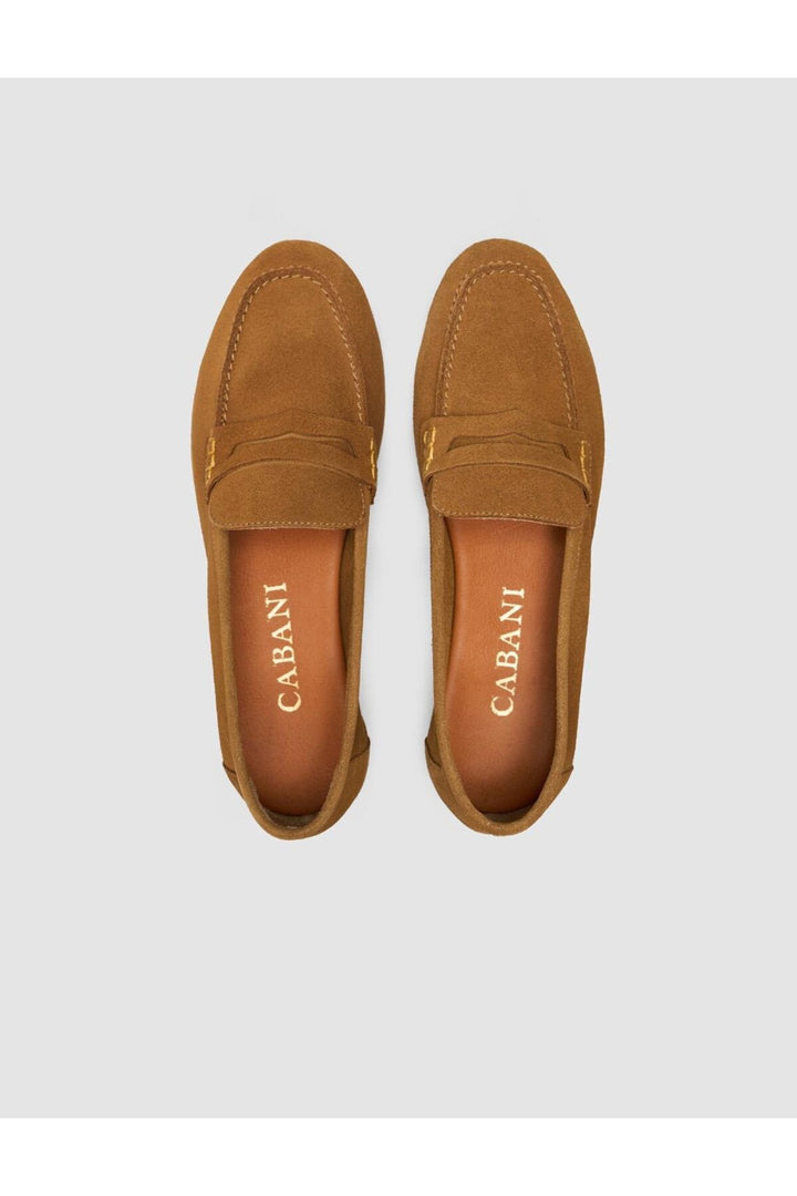 Cabani Shoes %100 Cuir véritable Mocassins en suède pour femmes couleur Tabac - Tabac