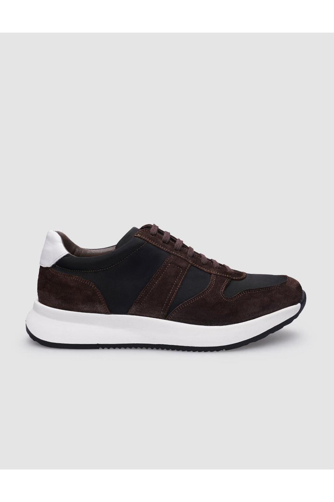 Cabani Shoes %100 Cuir véritable Botte en suède marron à lacets pour homme - Marron