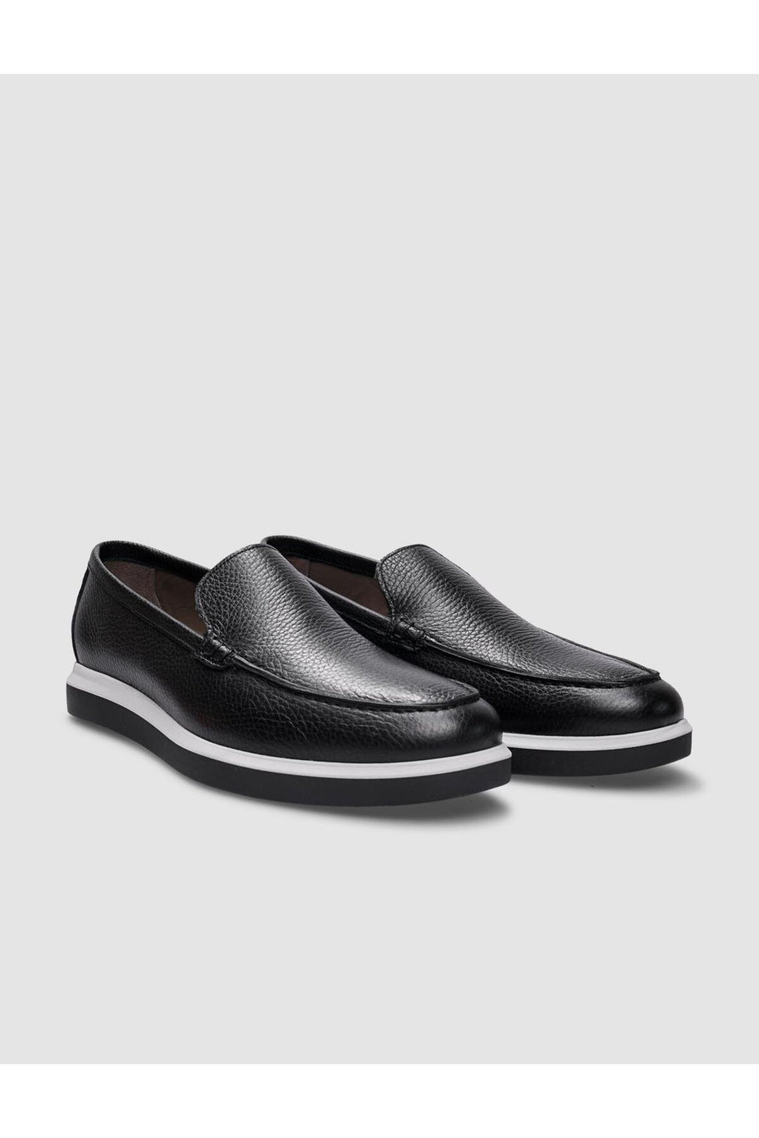 Cabani Shoes Chaussures de ville pour hommes en cuir véritable noires - Noir