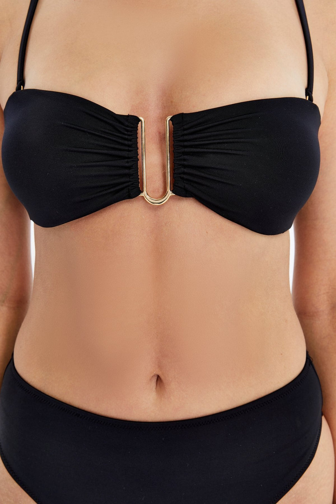 Lovely Things PRISCILLA Haut de bikini sans bretelles - Noir