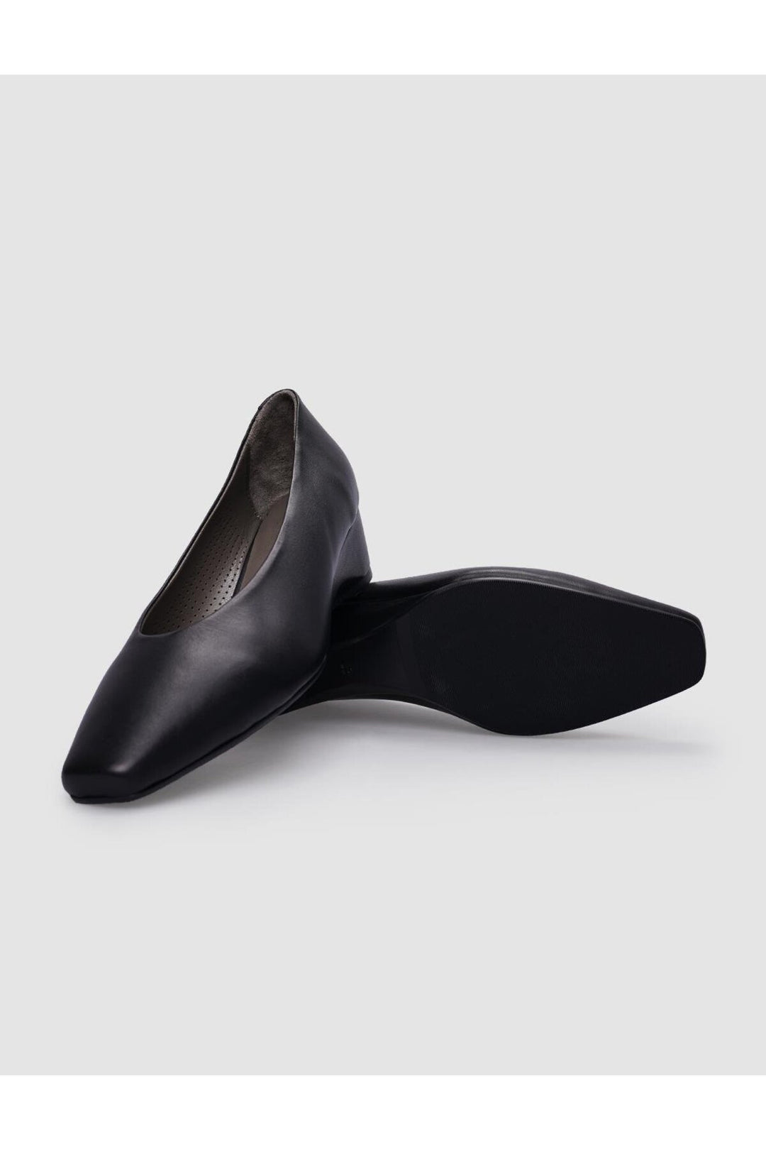 Cabani Shoes Chaussures à talons compensés pour femmes en cuir véritable noir 100% - Multicolore