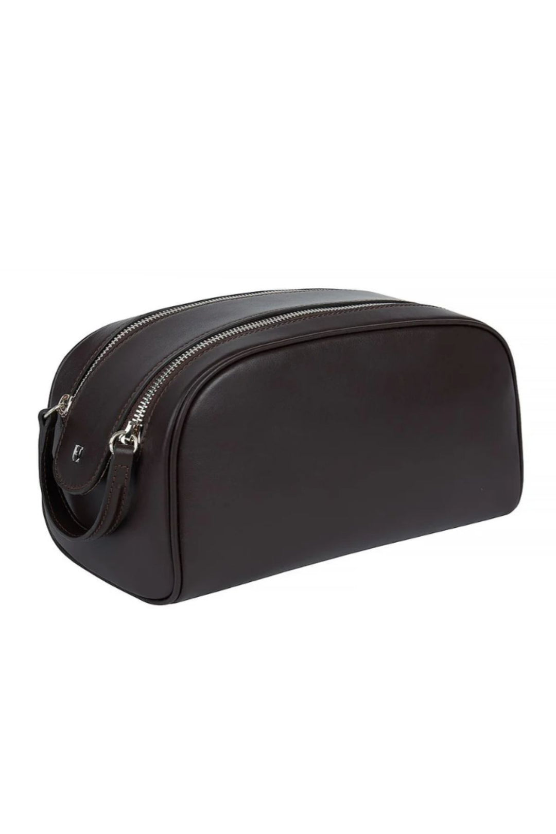 helmbrook Trousse à maquillage de voyage en cuir fait main Winfred