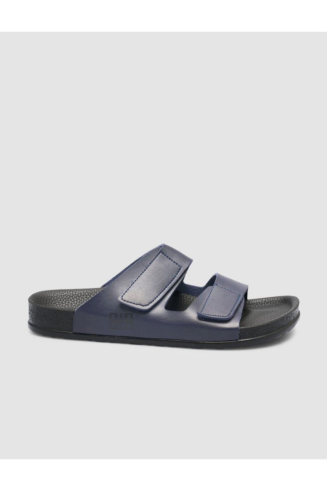Cabani Shoes Sandales pour hommes bleu marine à velcro - Bleu marine