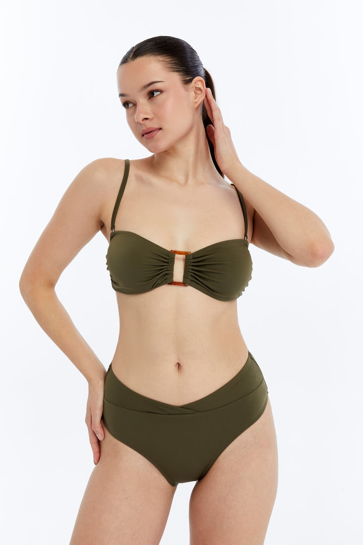 Lovely Things THERESA Bas de bikini - Kaki