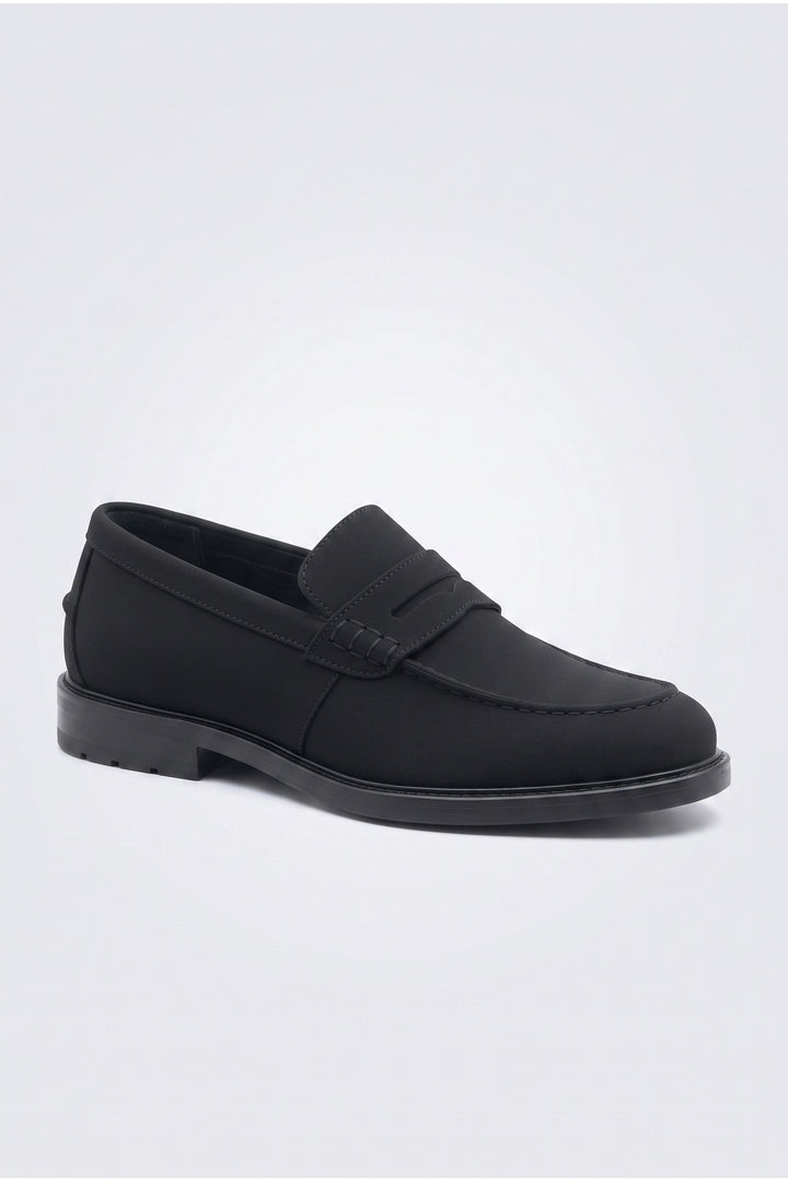 Wavelys Carmen Chaussures pour femmes en cuir suédé noir véritable avec une semelle néolite durable, confortables et pratiques pour l'école et le bureau. - Noir