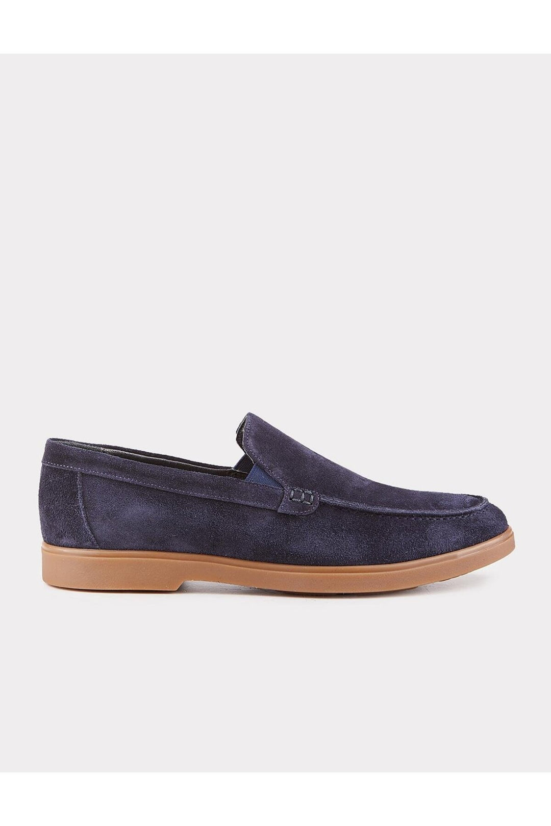 Cabani Shoes Bleu marine Suède Cuir Véritable Chaussures de Ville pour Homme - Bleu marine