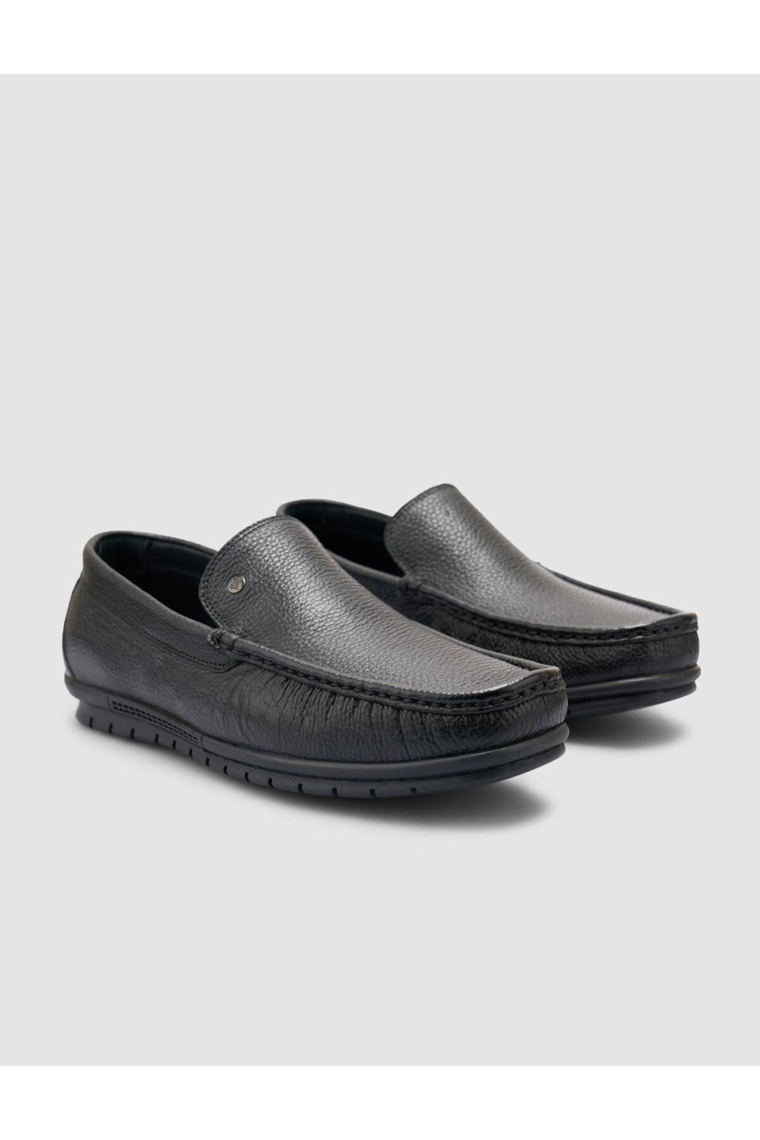 Cabani Shoes Chaussures de ville pour hommes en cuir véritable noir 100% - Noir