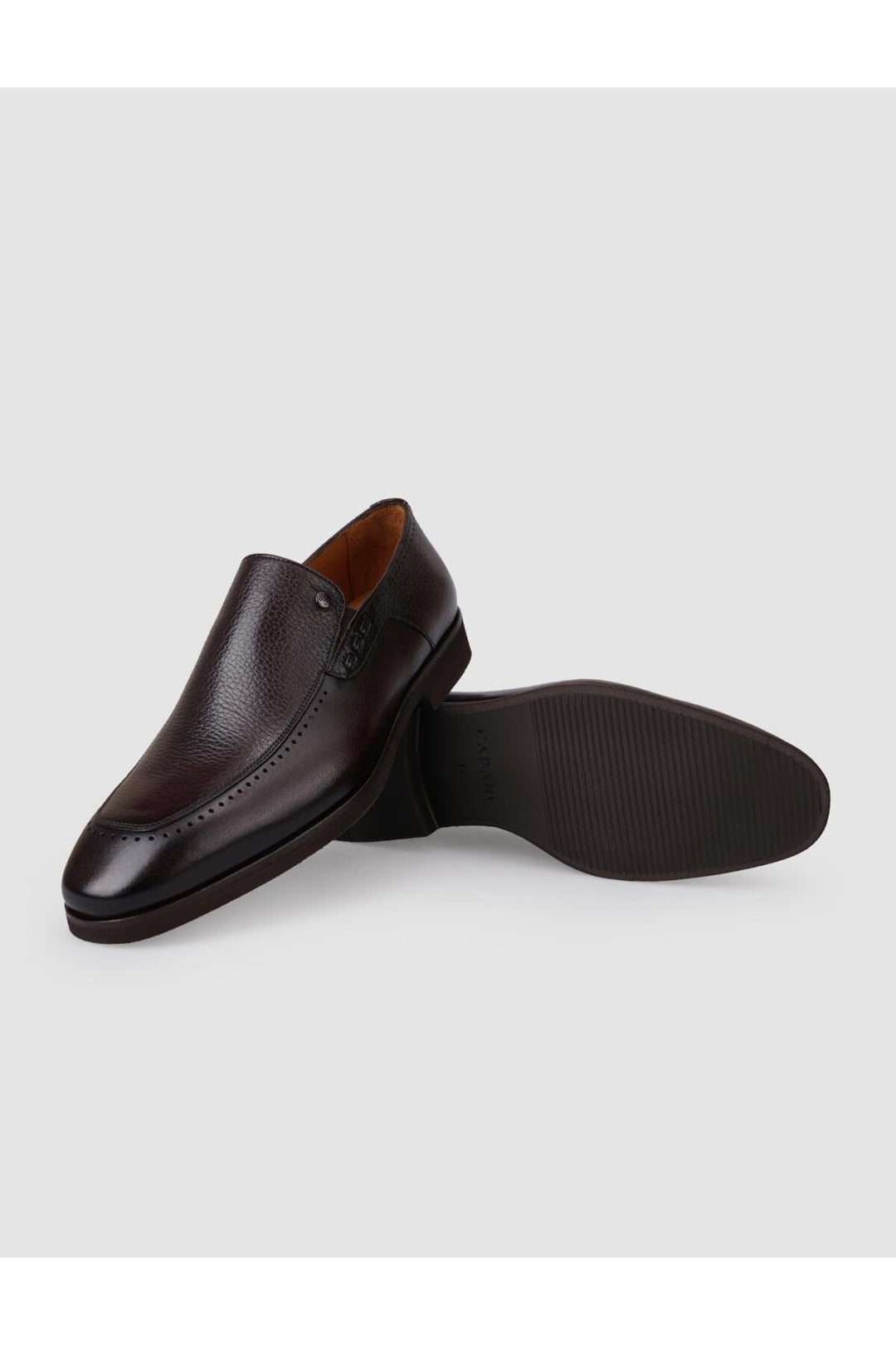 Cabani Shoes %100 Cuir véritable Chaussures classiques pour hommes Marron - Marron