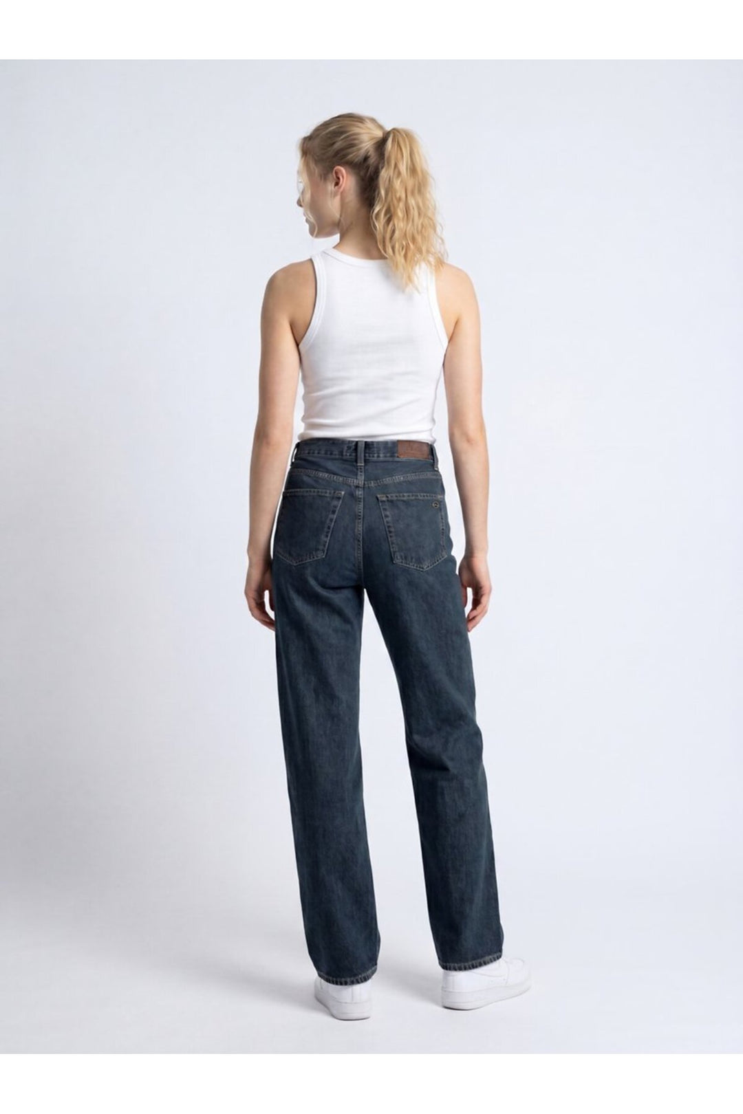 LTB Pantalon Jean Droit Indigo Foncé à Fermeture Éclair Vienne - dark Indigo