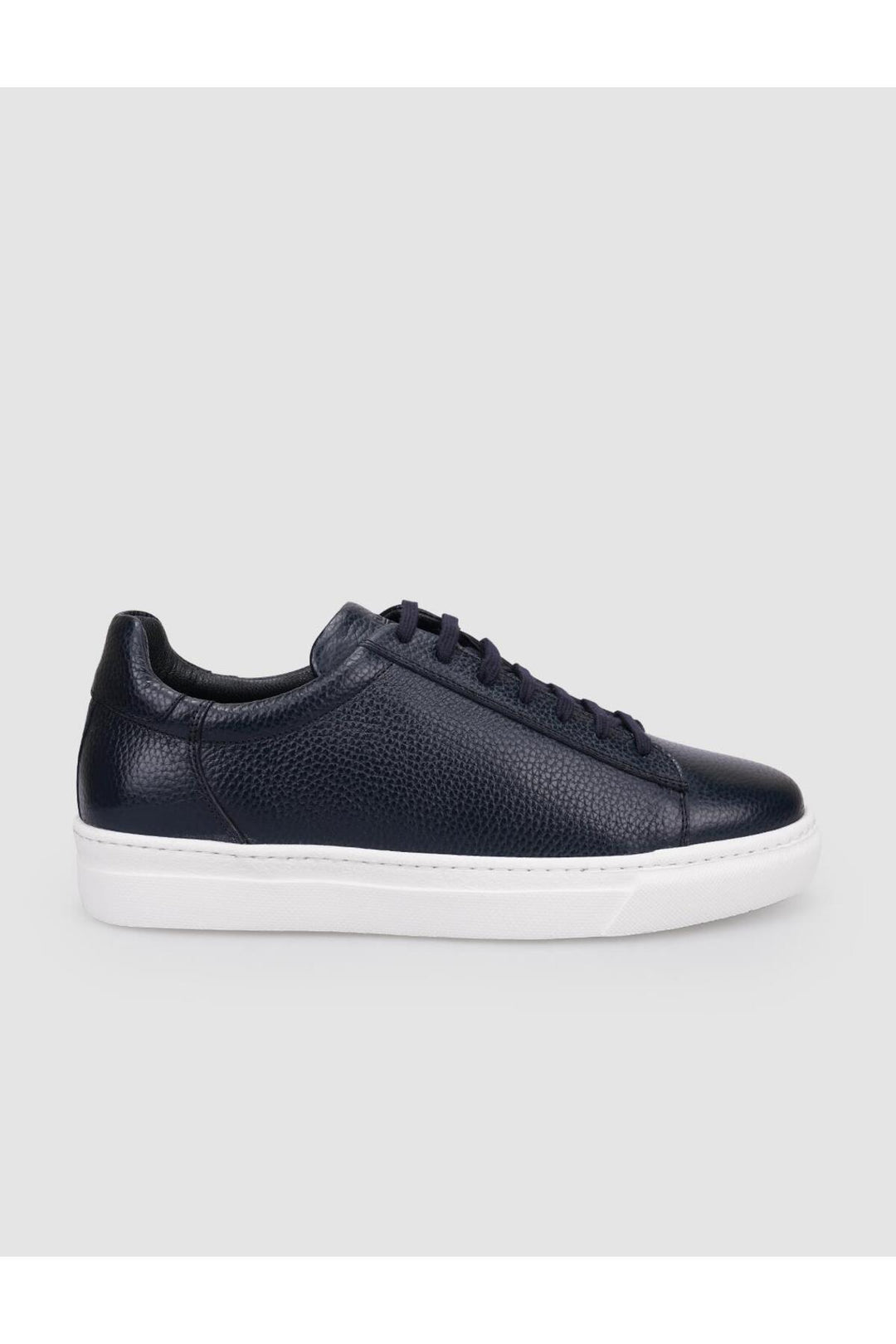 Cabani Shoes Sassari %100 Cuir Véritable Bleu marine Chaussures de Sport pour Homme à Lacets - Bleu marine