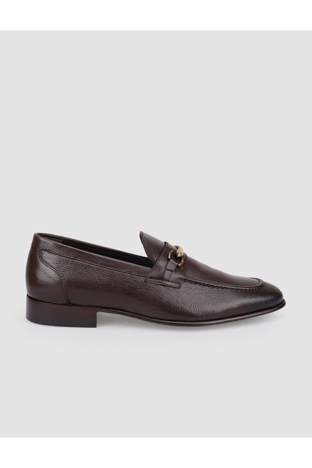 Cabani Shoes Chaussures classiques pour hommes en cuir véritable 100% marron avec boucle. - Marron