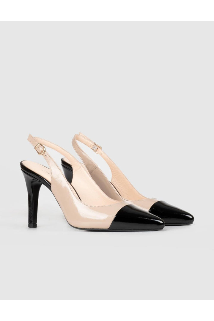 Cabani Shoes Chaussures à talons fins en cuir véritable beige - Beige
