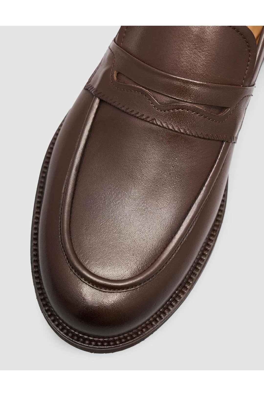 Cabani Shoes %100 Cuir véritable Chaussures mocassins classiques pour hommes en Brun - Marron