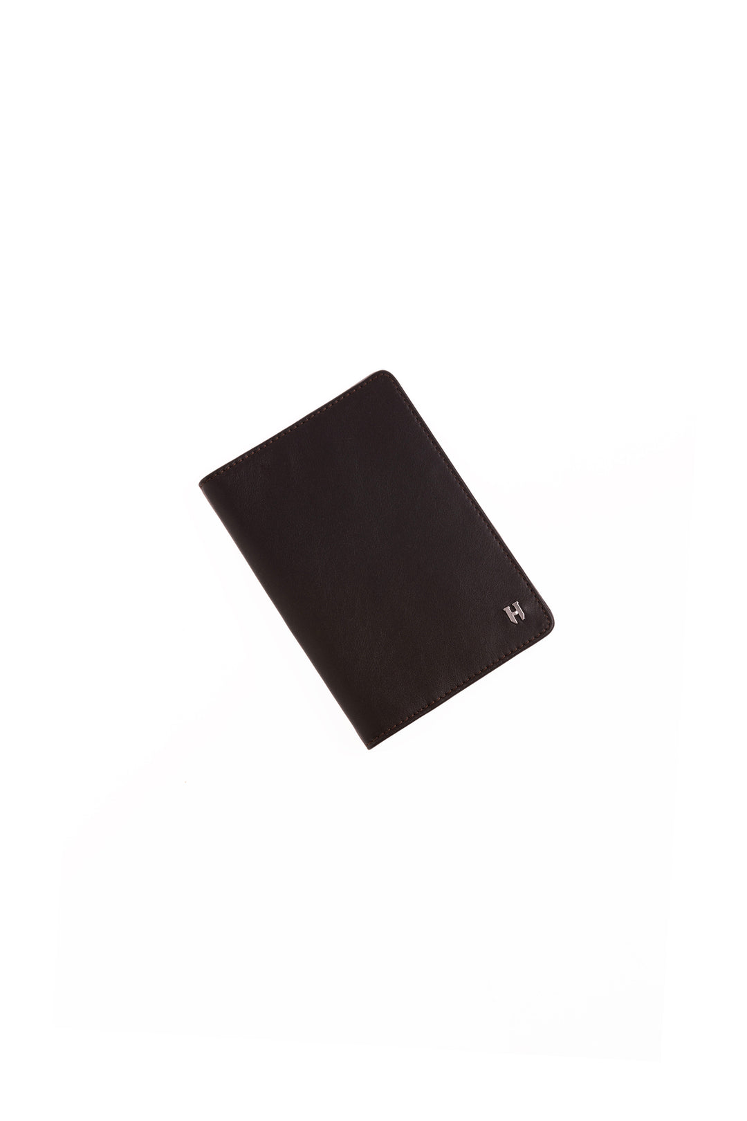 helmbrook Milton - Cuir véritable - Café - Cuir unisexe - Fabriqué à la main - Protection Rfid - Housse pour passeport