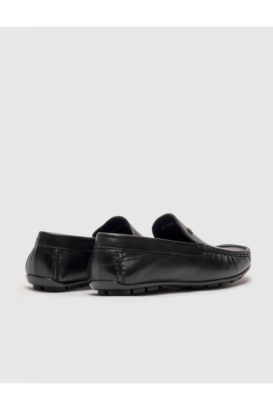 Cabani Shoes Chaussures pour hommes en cuir véritable noires - Noir
