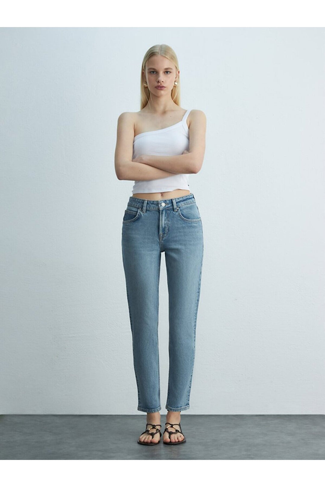LTB Jean taille haute coupe slim Rebecca