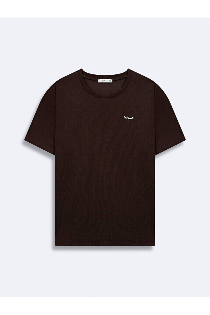 LTB T-shirt Couleur Marron - Marron rengi_3521