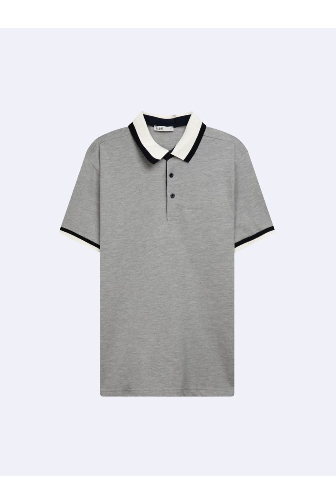 LTB T-shirt gris à détails contrastés - Gris