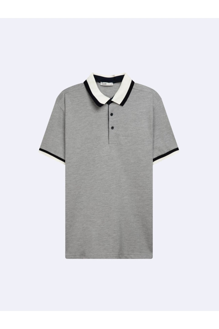 LTB T-shirt gris à détails contrastés - Gris