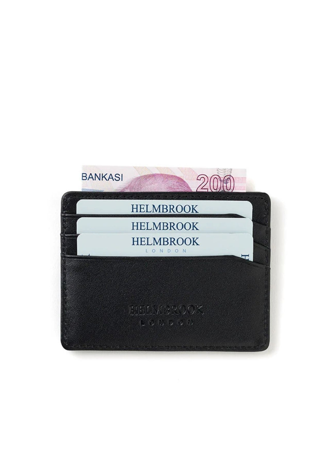 Helmbrook Porte-cartes slim en cuir pour homme de Drew